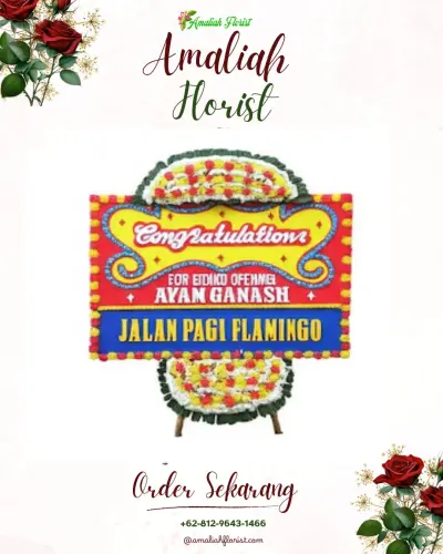 Bunga Papan Congratulation di Tengkudak